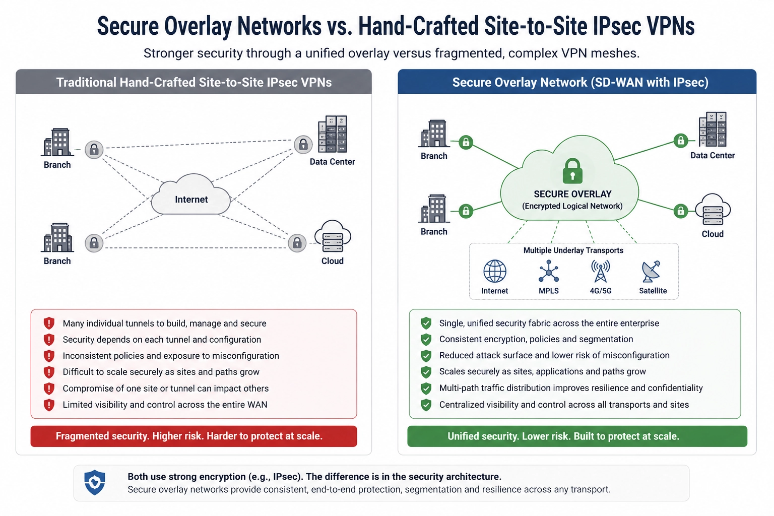 SDWAN Versus Site To Site VPNs